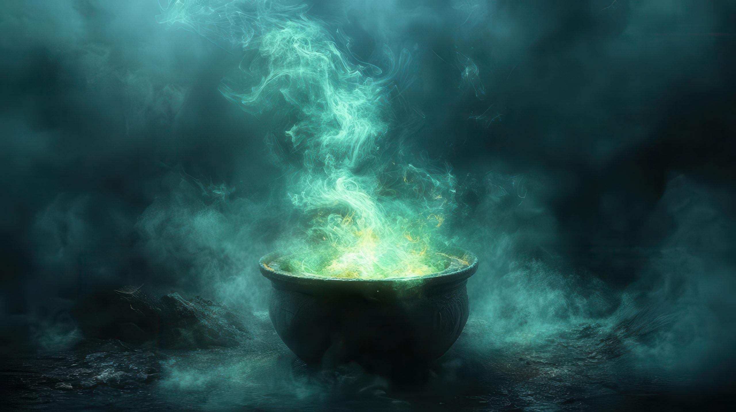 Cauldron with Smoke